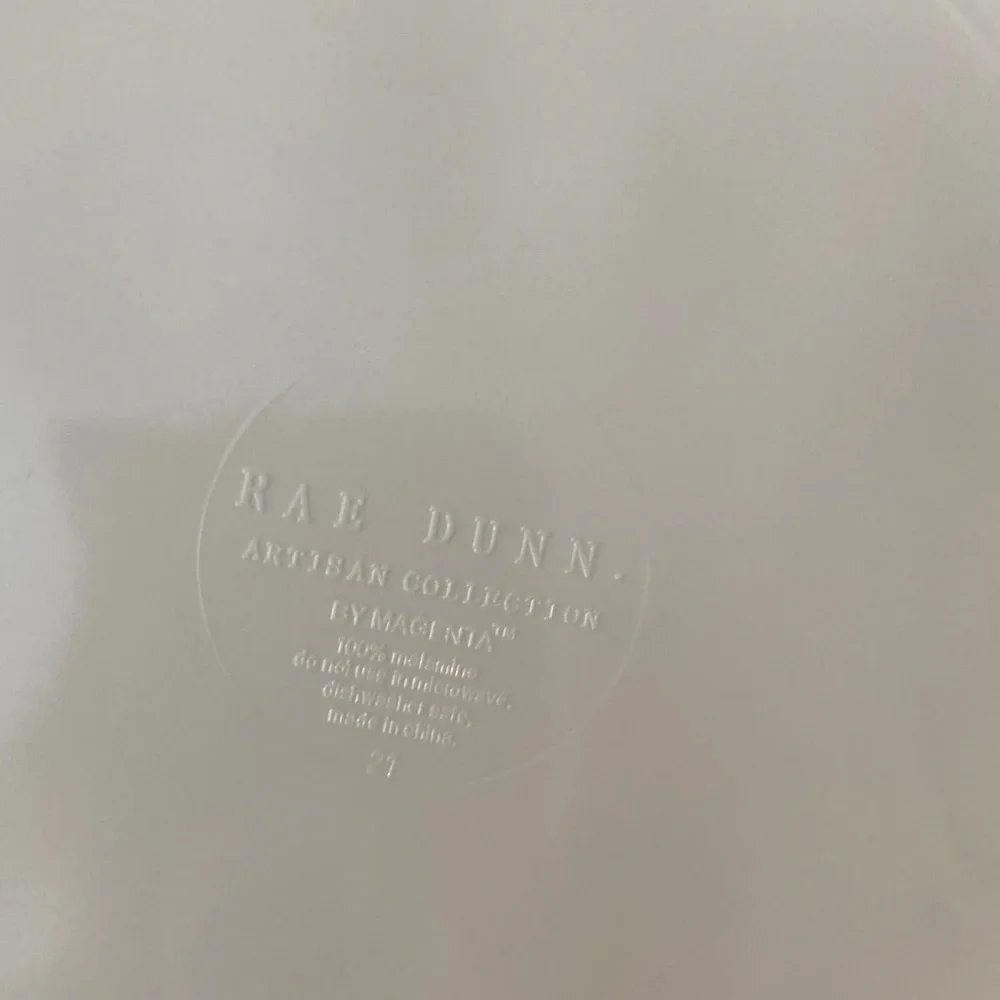 Rae Dunn Melamine Salad Plates